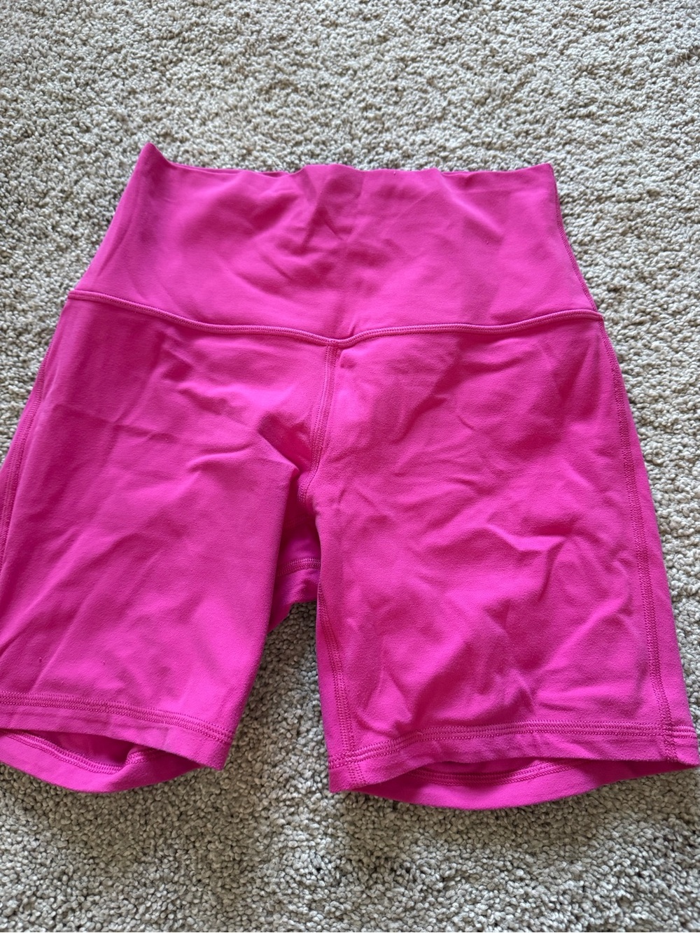 lululemon athletica High-Rise Hot Pink Bike Shorts